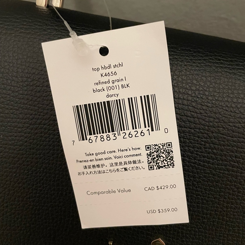 NWT Kate Spade Refined Grain Leather Top-Handle Bag - Picture 7 of 13